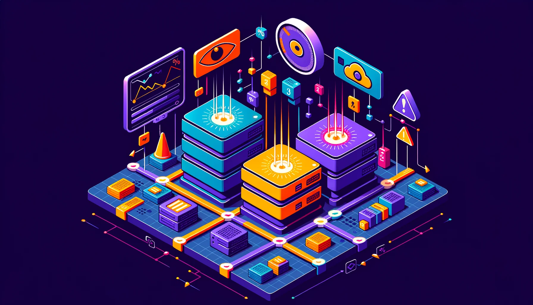 Progressive delivery visualization with traffic shifting