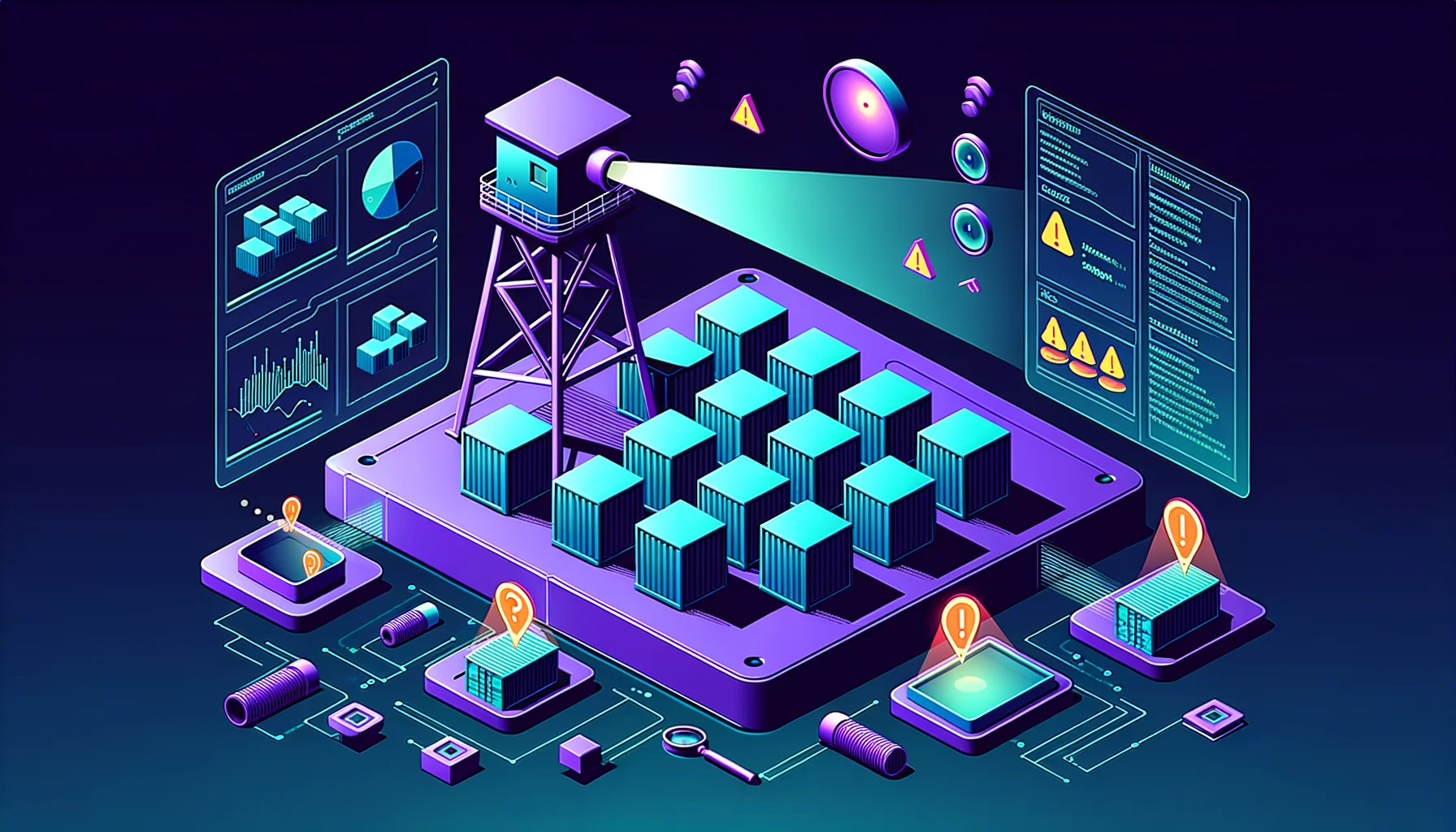 Falco runtime security monitoring visualization